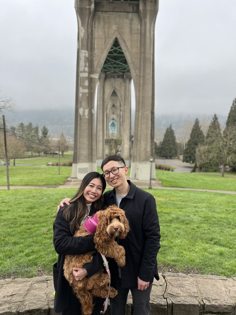 Vy and Robert - Cathedral Photo